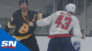 The Bruins Aren’t Happy With Tom Wilson  NHL Fights Of The Week [upl. by Kakalina]