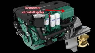 service varmeveksler volvo penta d4 [upl. by O'Donnell]