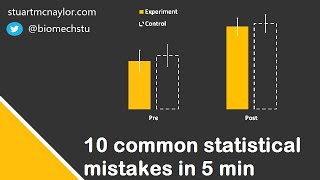 Ten Statistical Mistakes in 5 Min [upl. by Anawait]