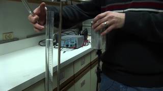 Resonance tube demonstration [upl. by Bryan104]