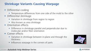 Understanding Warpage and Shrinkage in Moldflow Insight Part 1 [upl. by Odraude]