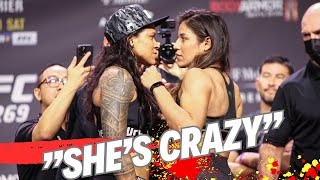 Amanda Nunes EVISCERATES Julianna Peña quotShes Crazyquot [upl. by Walburga]