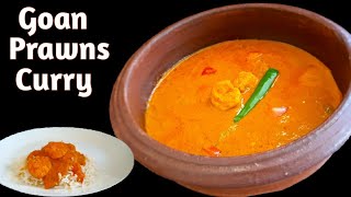 Goan Prawn Curry Recipe  Prawn Curry With Coconut  Sungtachi Kodi  Goan Recipes [upl. by Robison483]