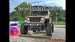 Jeep Wrangler UnderCoating  RustOleum [upl. by Valtin]