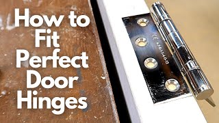 How to Fit Perfect Door Hinges [upl. by Clementia781]