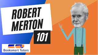 ROBERT MERTON 101 Sociology Series 7 [upl. by Modern644]