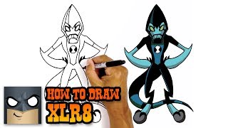 How to Draw Ben 10  XLR8 [upl. by Goldfinch]