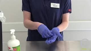 How to Properly Remove Exam Gloves [upl. by Anikes]