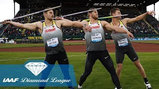 The 8 furthest javelin throws in IAAF Diamond League history [upl. by Debbee766]