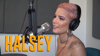 Halsey Talks Without Me Breakup With GEazy Tattooing Halloween amp More [upl. by Kopp311]