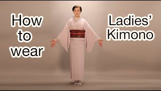 How to wear ladies kimono comfortably [upl. by Bray]