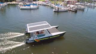 STEVI  Boat Powered by Solar Energy [upl. by Kathy153]