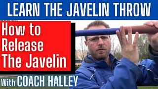 Javelin Throw  How to Release the Javelin off the Fingers [upl. by Daile]