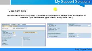 Document Type In SAP FICO [upl. by Chaker]