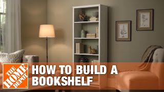 DIY Bookshelf – Simple Wood Projects  The Home Depot [upl. by Ylenaj529]