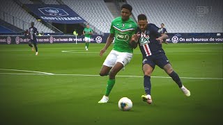 WESLEY FOFANA vs PSG  FINALE COUPE DE FRANCE 2020 [upl. by Aivad]