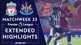 Liverpool v Newcastle  PREMIER LEAGUE HIGHLIGHTS  4242021  NBC Sports [upl. by Spain]