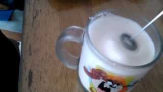 Aerolatte Review Frothing Cold Milk In Under 1 Minute [upl. by Marys]