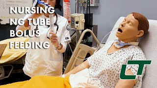 How to Do a Tube Feeding Bolus method [upl. by Nihahs165]