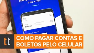 Como pagar contas e boletos pelo celular Veja aplicativos [upl. by Gage473]