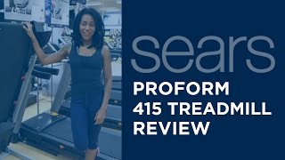 Proform Crosswalk 415 Treadmill Review [upl. by Xantha]